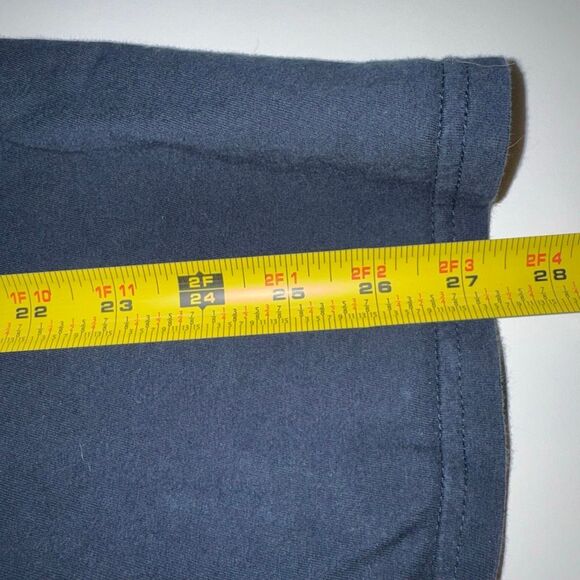 Marvel Captain America Shield Graphic Tee Navy Blue Short Sleeve T-Shirt Size M - Picture 4 of 5